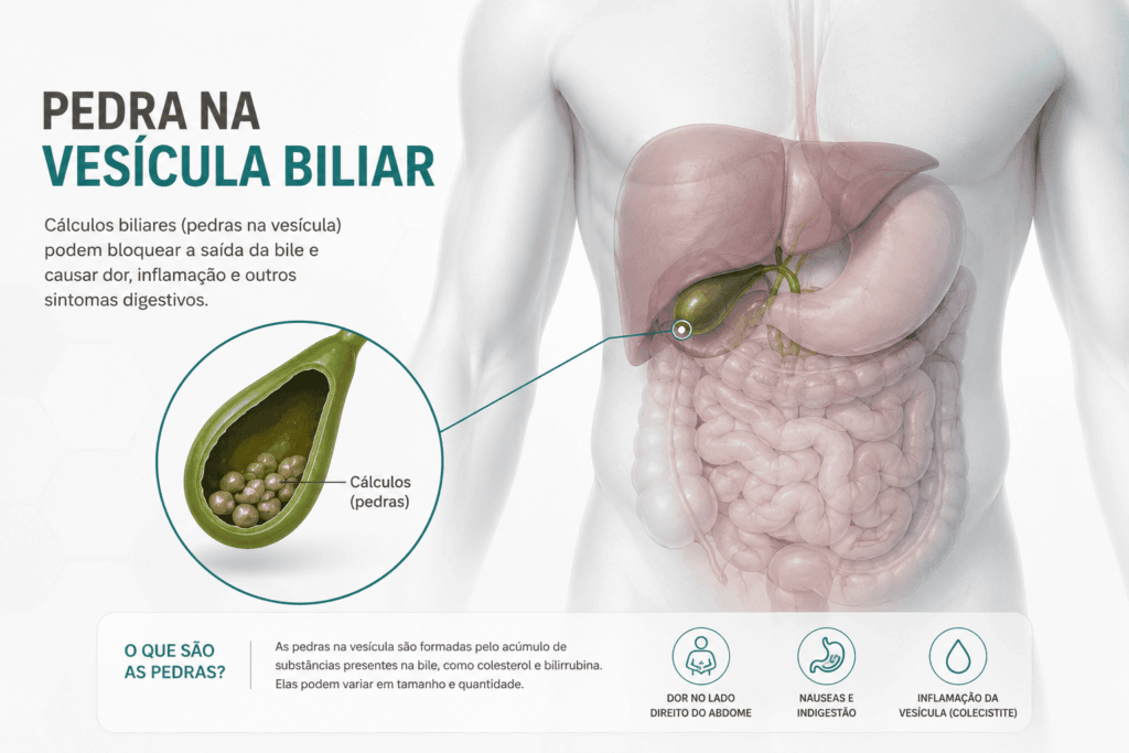 Pedra na vesícula biliar